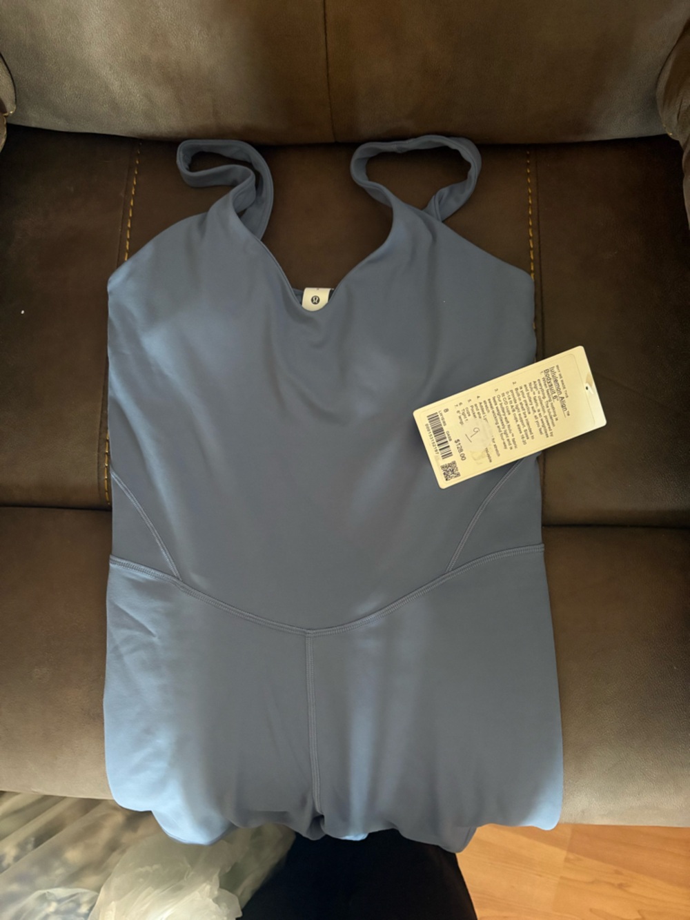 lululemon athletica Slate Blue Sleeveless Romper